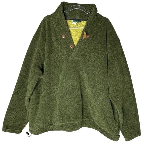 Orvis Men’s Green Fleece Pullover. Size XXL - Picture 1 of 7
